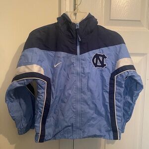 North Carolina Tar Heels Nike Youth Team color Blue Lightweight Hoodie Jacket